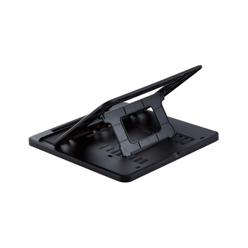 タブレット用スタンド/ドローイング/タイピング/角度調節可能/ブラック