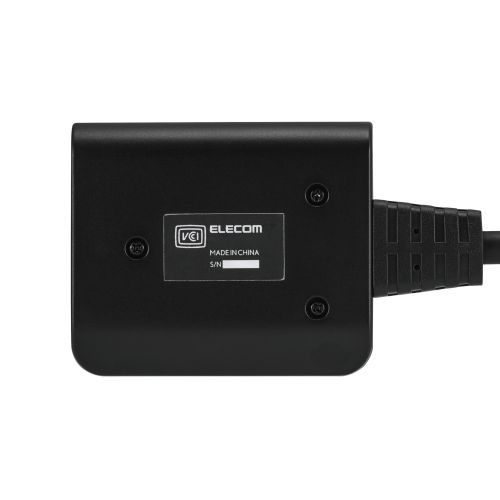 HDMI分配器/4K30Hz対応/1入力(HDMI)+2出力(HDMI)/ブラック