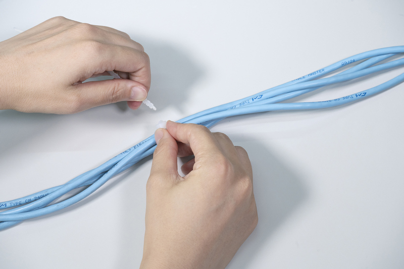 手で切れる結束バンド 200mm ホワイト