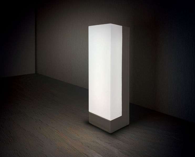 LEDセンサー付きライト 電池式/フラット人感センサー 調色タイプ