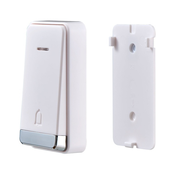 電池を使わないワイヤレスチャイム 防雨押ボタン送信器