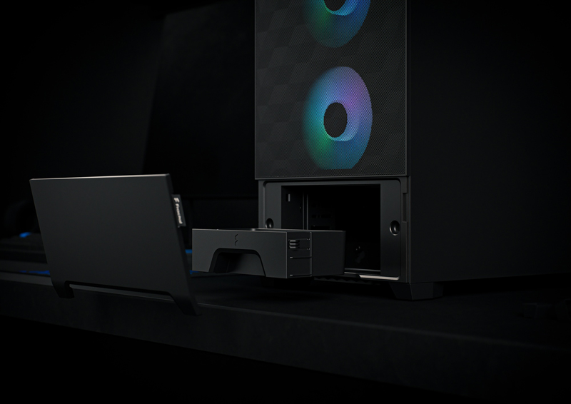 ミドルタワー型PCケース Pop XL Air RGB Black TG Clear Tint