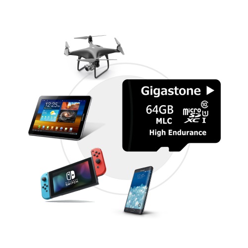 MLC U1クラス ドラレコ用 高品質microSDXCカード 64GB