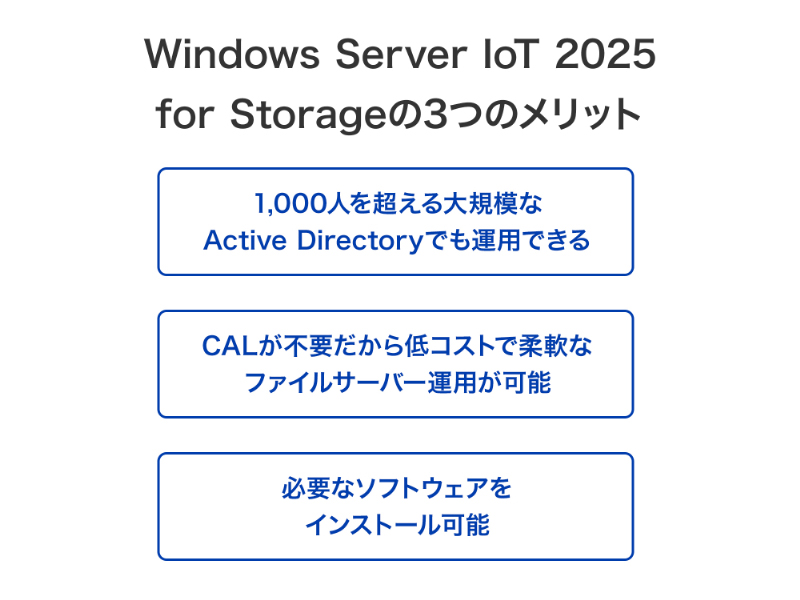 Windows Server IoT 2025 for Storage Standard 4ドライブ法人向けNAS 8TB