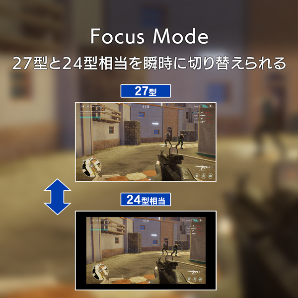 ゲーミング液晶ディスプレイ 27型/2560×1440/HDMI、DisplayPort、USB Type-C、USB Std-B、USB Std-A、ステレオミニジャック Φ3.5mm(4極 CTIA)/ブラック/スピーカー：あり