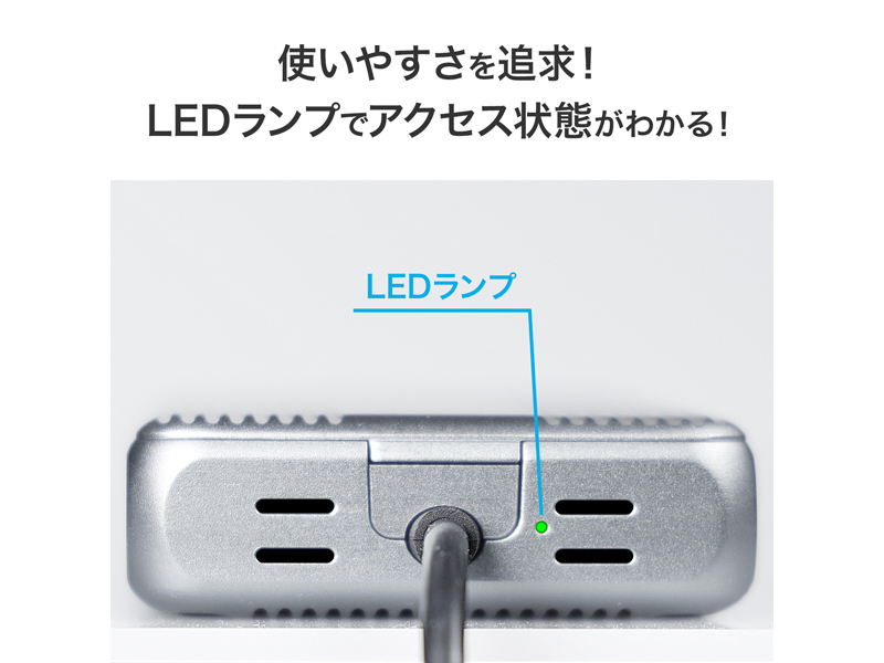 長期5年保証＆Thunderbolt(TM)5対応 超高速ポータブルSSD 2TB