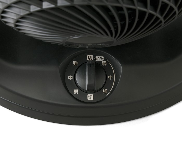 サーキュレーター 14畳 首振り マカロン型 ブラック