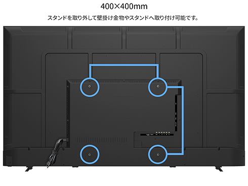 液晶ディスプレイ 65型/3840×2160/HDMI×3、USB×1/ブラック/スピーカー有/5年保証