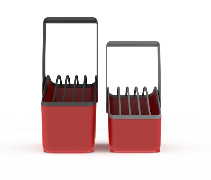 ラージバスケット 4個セット タブレット ノートパソコン iPad Surface 5台 収納 保管 持ち運び