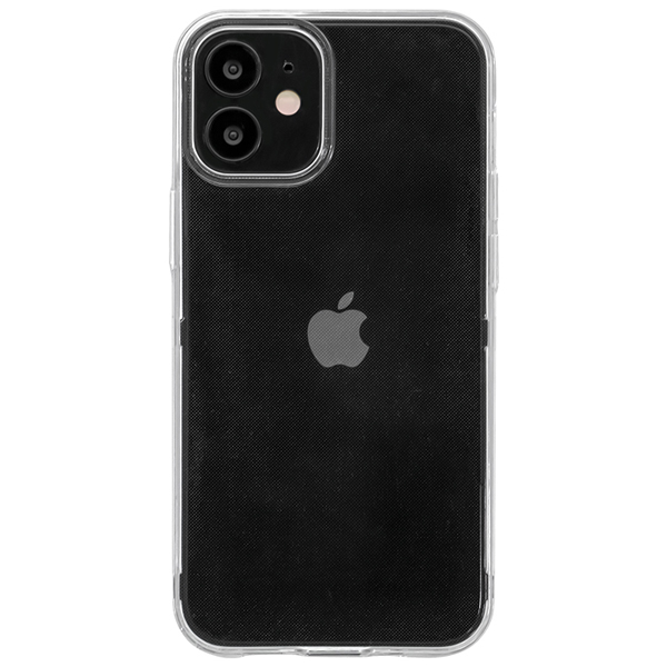 液晶画面保護マットガラス1枚付 iPhone 12 mini専用 360度全面保護のフルカバーケース クリア 製品サイズ約68.5(W)×11(D)×135(H)mm