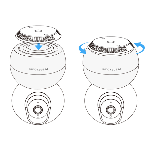 スマカメ パン・チルト専用マグネット付ブラケット