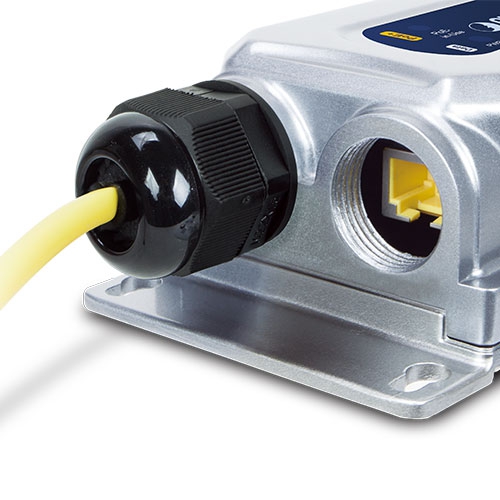 産業用 IP67 1ポート802.3at PoE+インジェクター