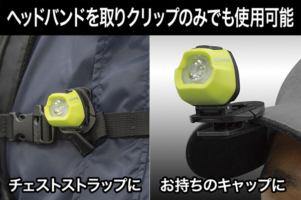 2WAYコンパクトヘッドライト イエロー