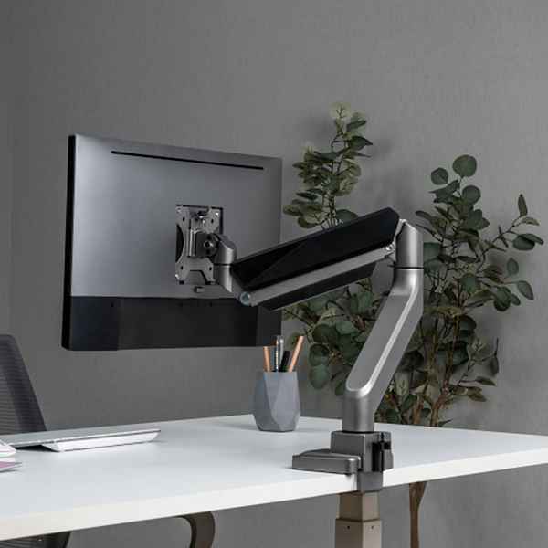 ヘビーデューティー 高耐荷重 シングルモニター ガススプリング式モニターアーム