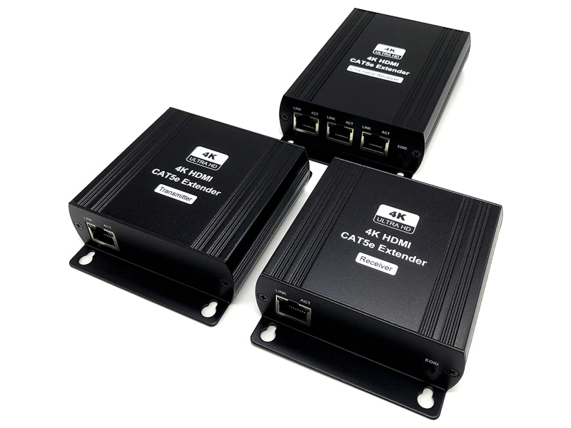 LANケーブル利用カスケード接続対応HDMIモニタ音声延長器（受信器）