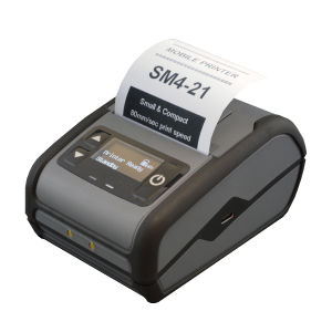 紙幅58mmモバイルタイプライン印字方式小型サーマルプリンタ（Bluetooth・USB・無線LAN） 有機ELディスプレイ