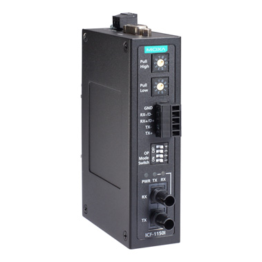 工業用RS-232C/422/485⇒マルチモード ファイバーコンバータ(STコネクタ)、Tモデル