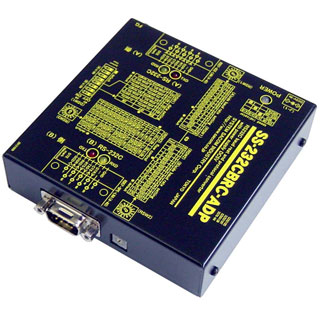 RS232Cボーレート変換器（ ACアダプタ仕様）Dsub9P（メス/インチ）⇔Dsub9P（オス/インチ）