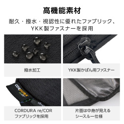 トラベルポーチ　圧縮袋　容量約２０Ｌ　ブラック