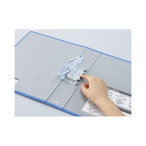 両開きチューブＦ＜Ｋ２＞Ａ４縦背幅６５ｍｍ青