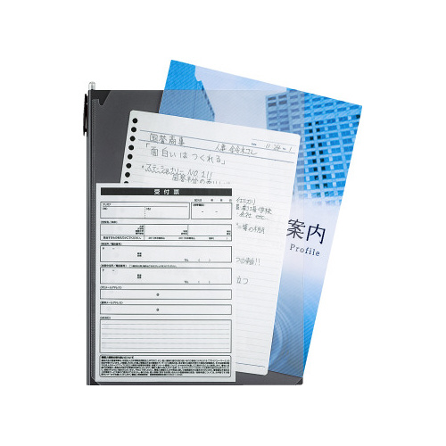 ライティングホルダー就活スタイル　ダークグレー１冊