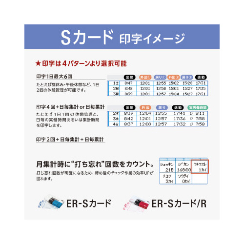 下取り付タイムレコーダー　ＥＲ－２５０Ｓ２（ＳＫ）