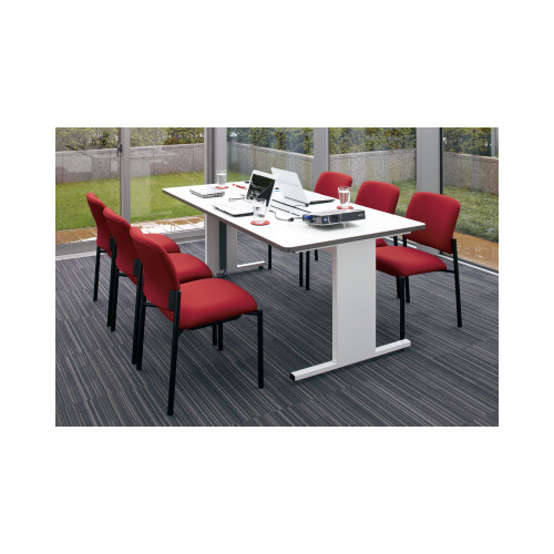 リネアチェア　レッド　２脚セット