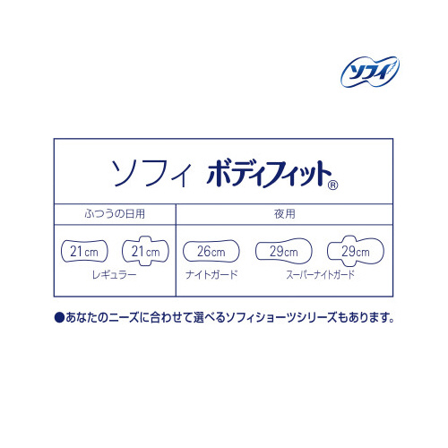 ソフィボディフィット羽なし　２８枚×２