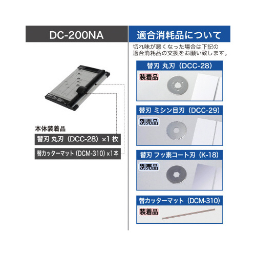 ディスクカッター　Ａ４　裁断枚数１０枚