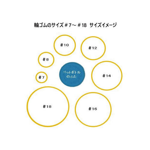 輪ゴム　オーバンド　＃１２　アメ色　５００ｇ袋