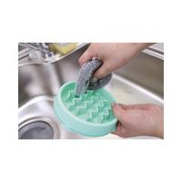 洗剤不要のペット用食器洗い　グレー