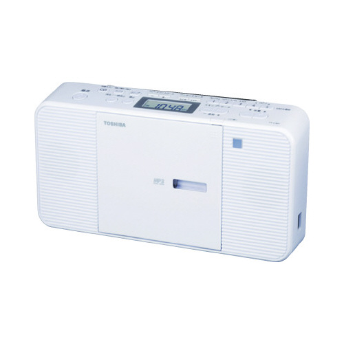 ＭＰ３再生可能ＣＤラジオ　ホワイト
