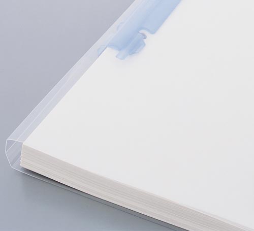 ルーパーファイル　背幅９ｍｍ　Ａ４縦　青　２５冊