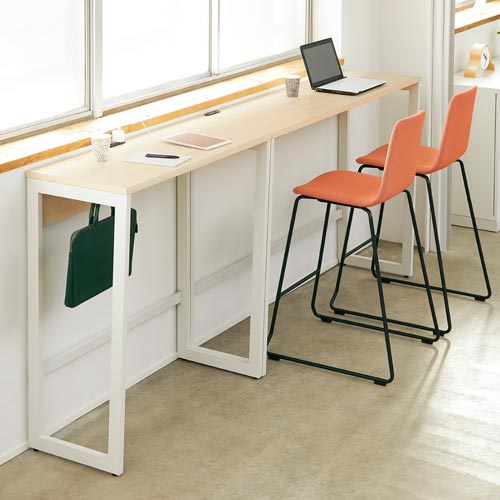 リスムハイデスクＷ１０００　白脚　ナチュラル