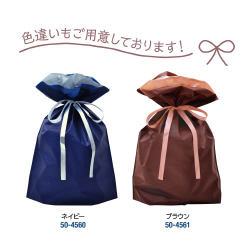 巾着袋　レッド　３１０×４３０＋１２０　１Ｐ