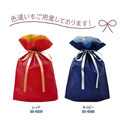 巾着袋　ブラウン　３１０×４３０＋１２０　１Ｐ