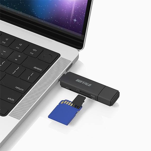 Type-C/Type-A接続 USB3.2 Type-Cカードリーダー