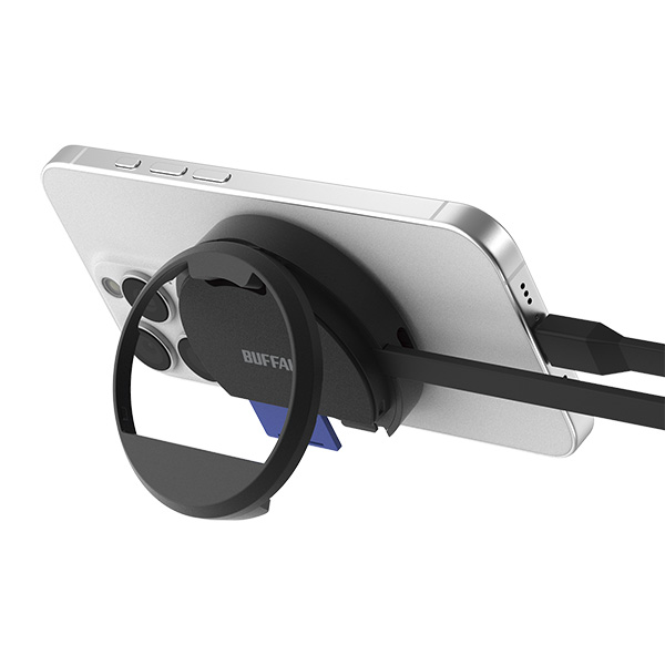 MagSafe対応 PDポート付きUSB Type-C接続カードリーダー ブラック