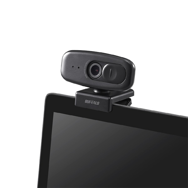 200万画素WEBカメラ 広角120°マイク内蔵 ブラック
