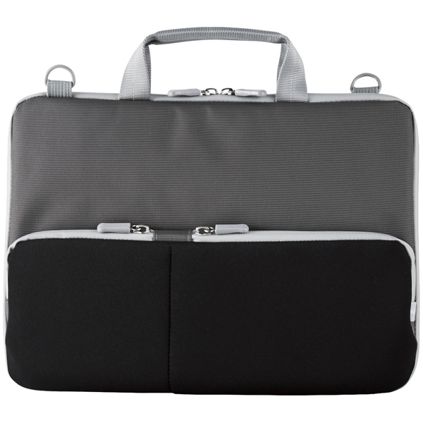 インナーバッグ/ハンドル付/ショルダーベルト付/ポケット付/耐衝撃/11.6inch/ブラック