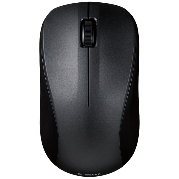 マウス/Bluetooth/IR LED/3ボタン/Mサイズ/抗菌/静音/ブラック