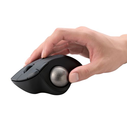 トラックボールマウス/IST/36mmボール/親指/人工ルビー支持/Bluetooth/5ボタン/ブラック