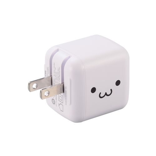 AC充電器/スマホ・タブレット用/USB Power Delivery/65W/USB-C1ポート/しろちゃん