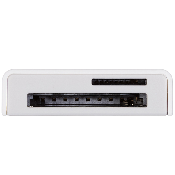 Lightningカードリーダー/SD+microSD対応/USB Type-C変換アダプタ付属/ケーブル7cm/ホワイト