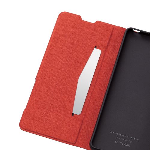 Xperia 10 V (SO-52D/SOG11)用レザーケース/手帳型/UltraSlim/薄型/超軽量/磁石付き/ブラック