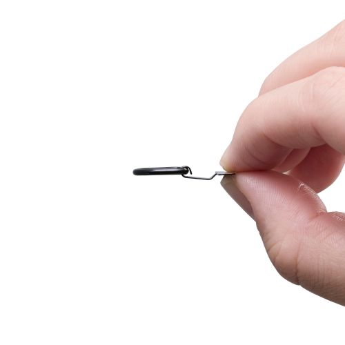 スマホショルダーストラップ/ステンレスストラップホールシート付属(1口タイプ×1枚)/フラット型/ループ付/ネイビー