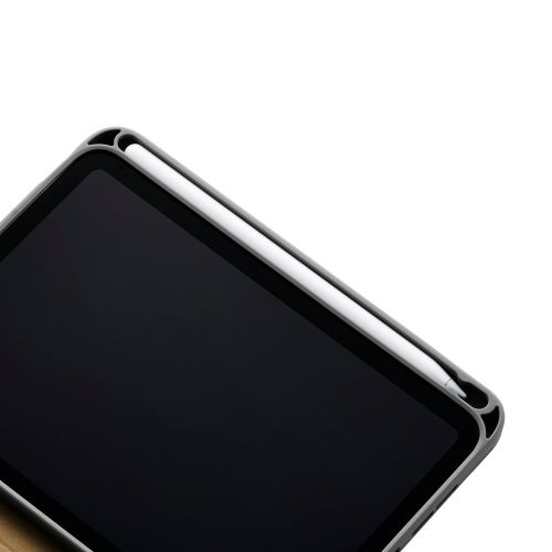 8.3インチiPad mini(A17 Pro)/フラップケース/CHIC STYLE/背面クリア/チャコールグレー