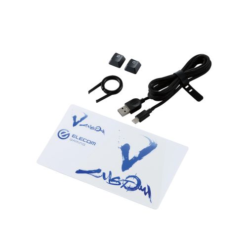 ゲーミングキーボード/V custom/有線/着脱式/メカニカル/ネオクラッチキーキャップ/テンキーレス/スピードリニア(銀軸)/ブラック