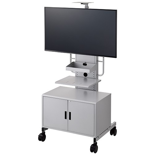 業務用ディスプレイスタンド PH-820シリーズ（可動脚タイプ） ～85V型まで対応/シルバー