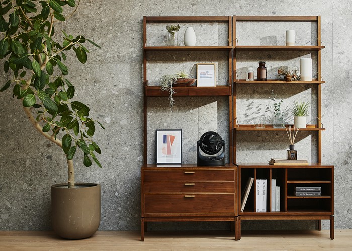 サーキュレーター 8畳 首振り マカロン型 ブラック